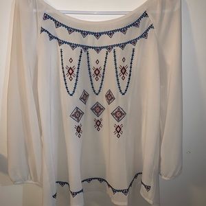 embroidered blouse